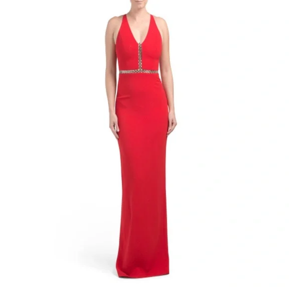Alexander Wang Racerback Column Dress w/ Grommet Trim, NWT